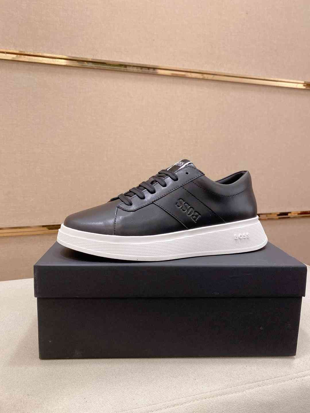 Boss Men's Leather Casual Sneakers 1728230
