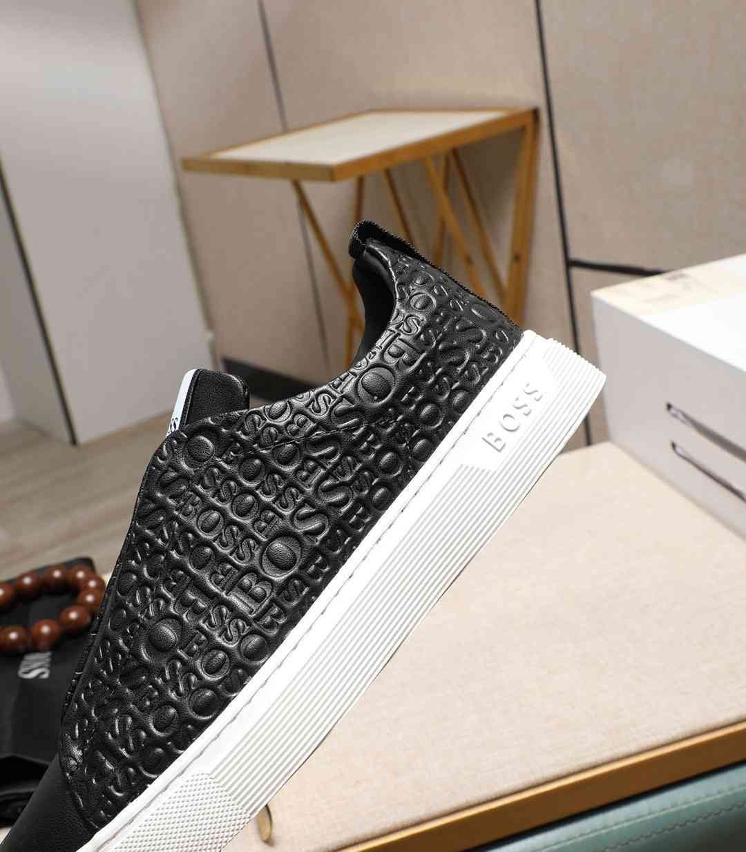Boss Men’s Soft lambskin Casual Sneakers Colorway 3 1190240-3