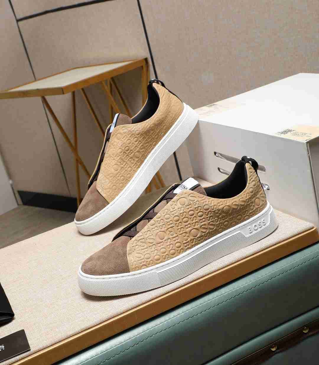 Boss Men's Soft lambskin Casual Sneakers Colorway 2 1190240-2