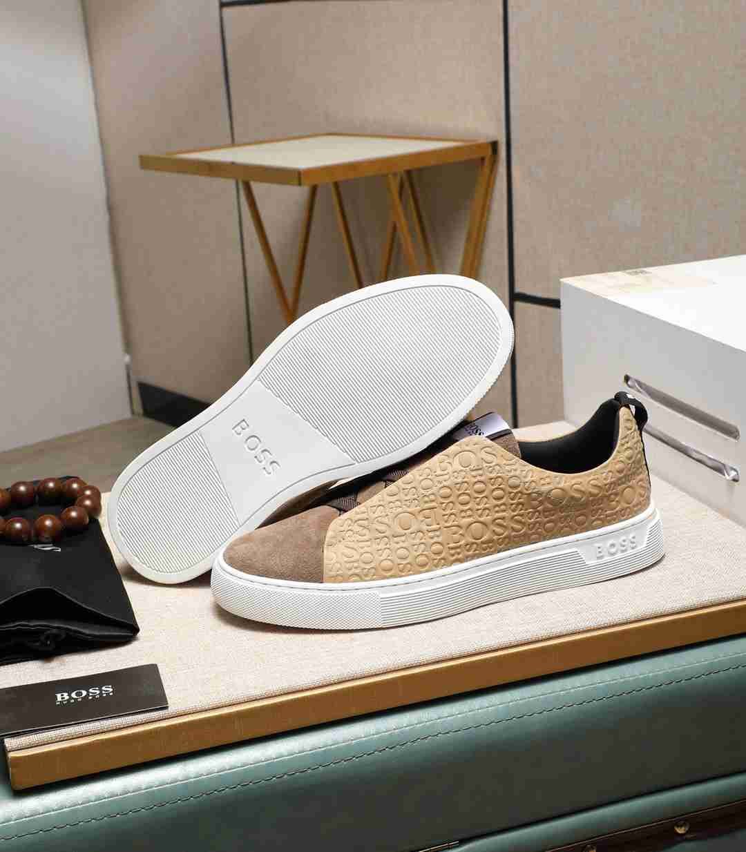 Boss Men’s Soft lambskin Casual Sneakers Colorway 2 1190240-2