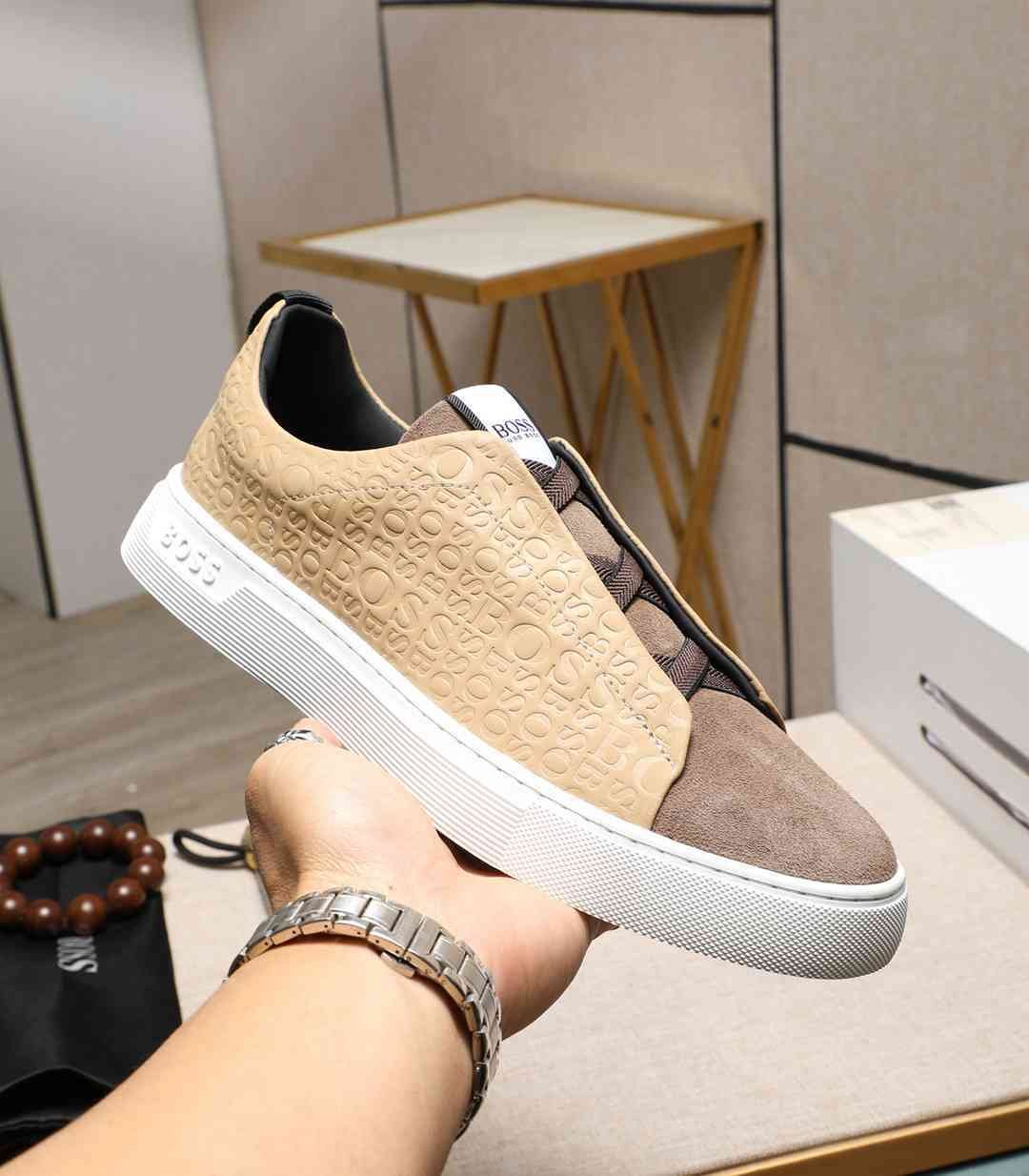 Boss Men’s Soft lambskin Casual Sneakers Colorway 2 1190240-2