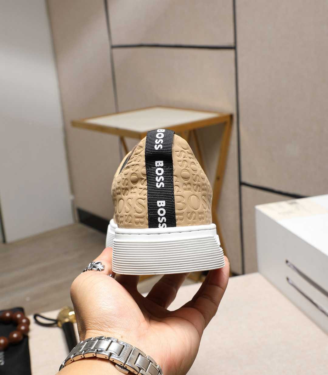 Boss Men’s Soft lambskin Casual Sneakers Colorway 2 1190240-2