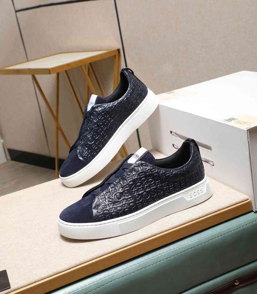 Boss Men's Soft lambskin Casual Sneakers Colorway 1 1190240-1