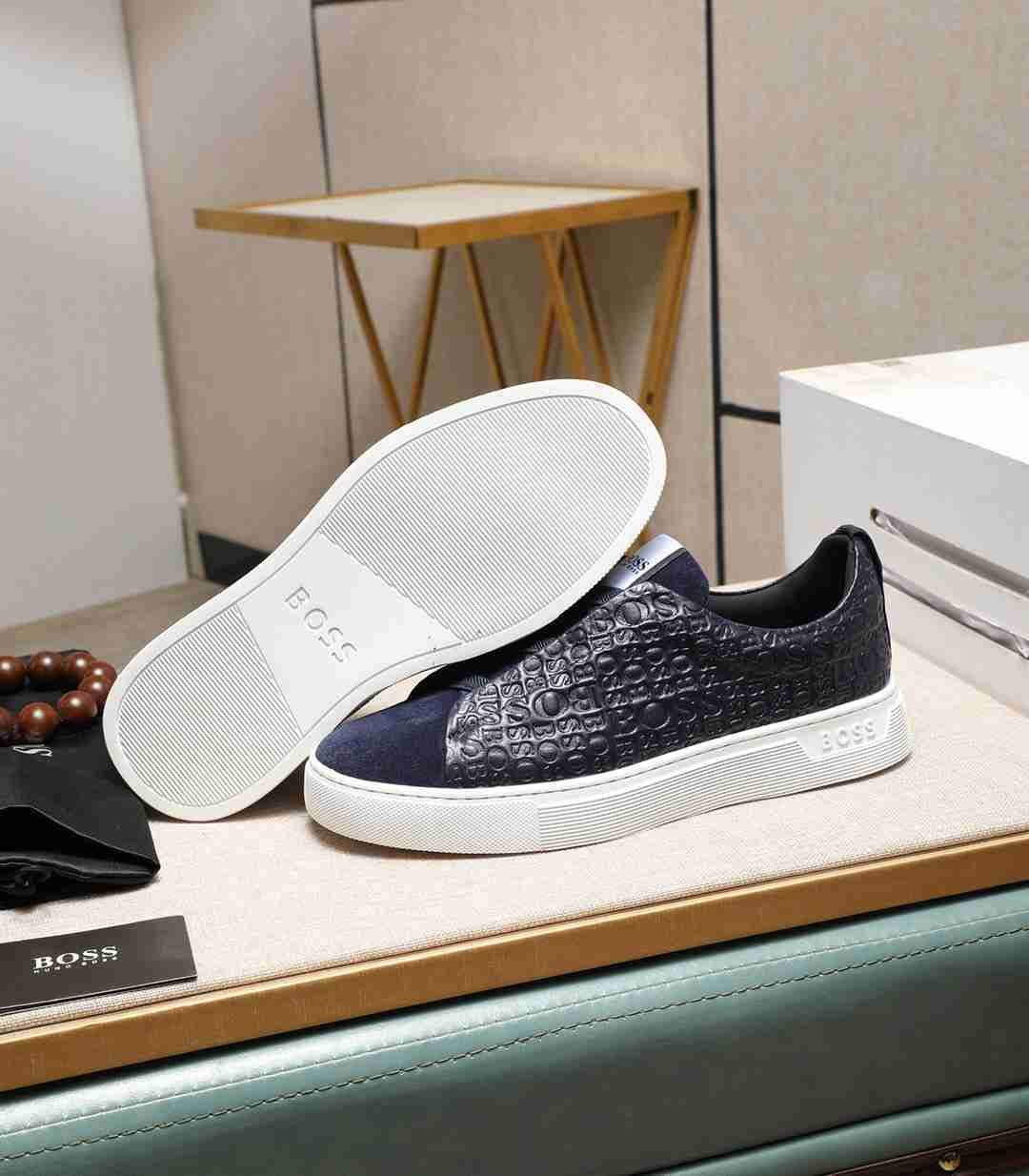 Boss Men’s Soft lambskin Casual Sneakers Colorway 1 1190240-1