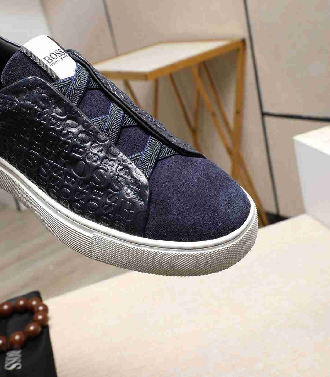 Boss Men’s Soft lambskin Casual Sneakers Colorway 1 1190240-1