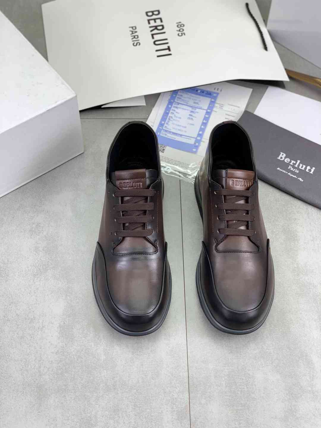 Brunello Cucinelli Men’s Berluti TPU High-Top Sneakers Colorway 4 1081480-4
