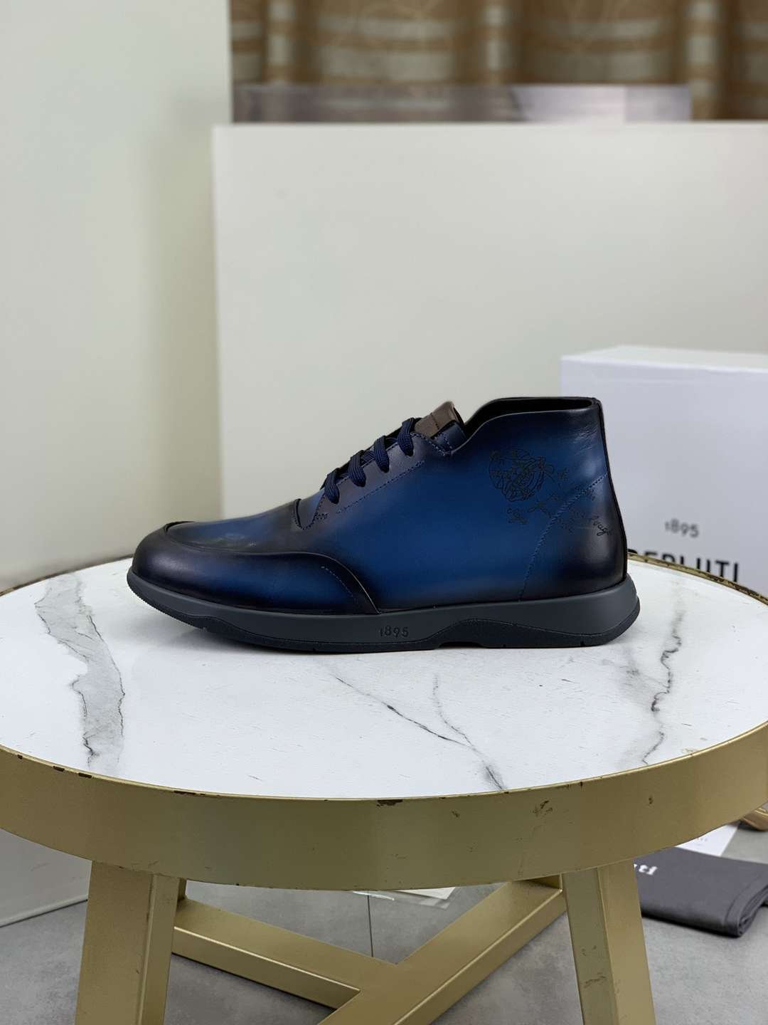 Brunello Cucinelli Men's Berluti TPU High-Top Sneakers Colorway 1 1081480-1