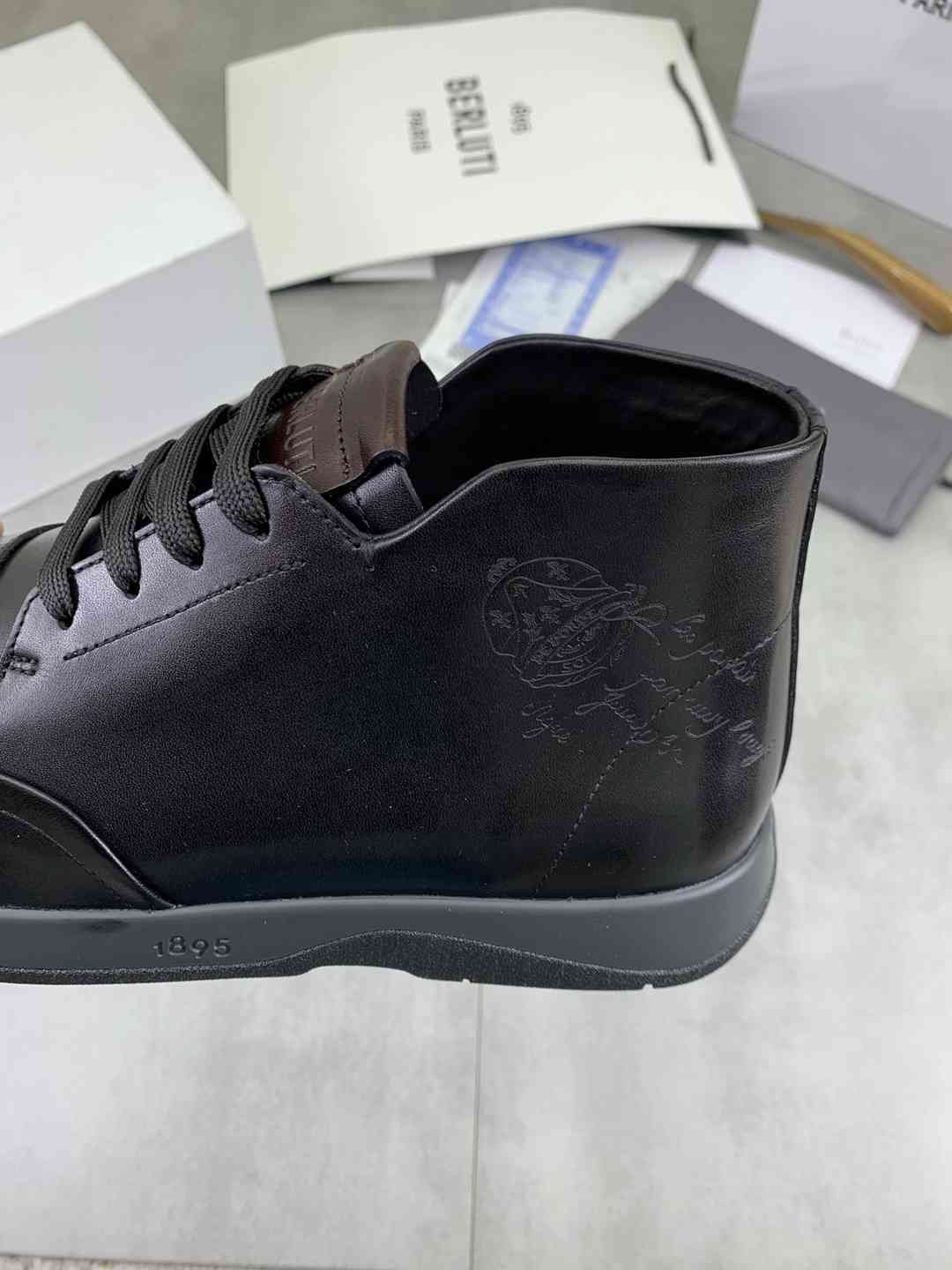 Brunello Cucinelli Men’s Berluti TPU High-Top Sneakers 1081480