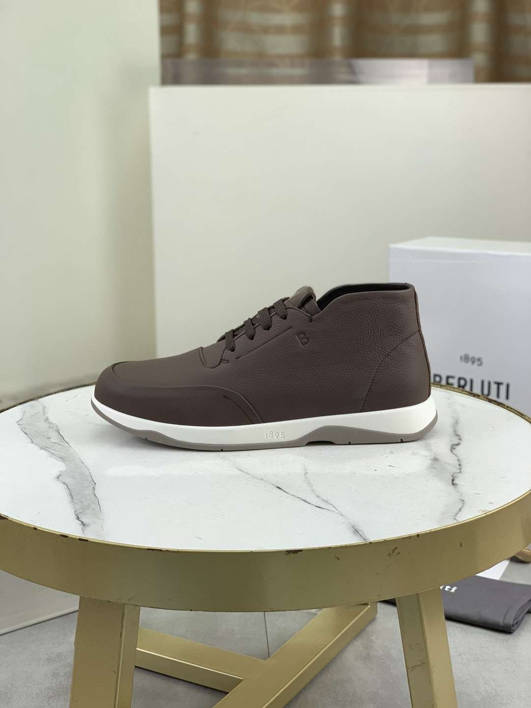 Brunello Cucinelli Men's Berluti TPU High-Top Sneakers Colorway 4 1081460-4