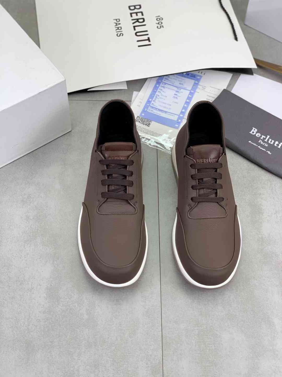 Brunello Cucinelli Men’s Berluti TPU High-Top Sneakers Colorway 4 1081460-4