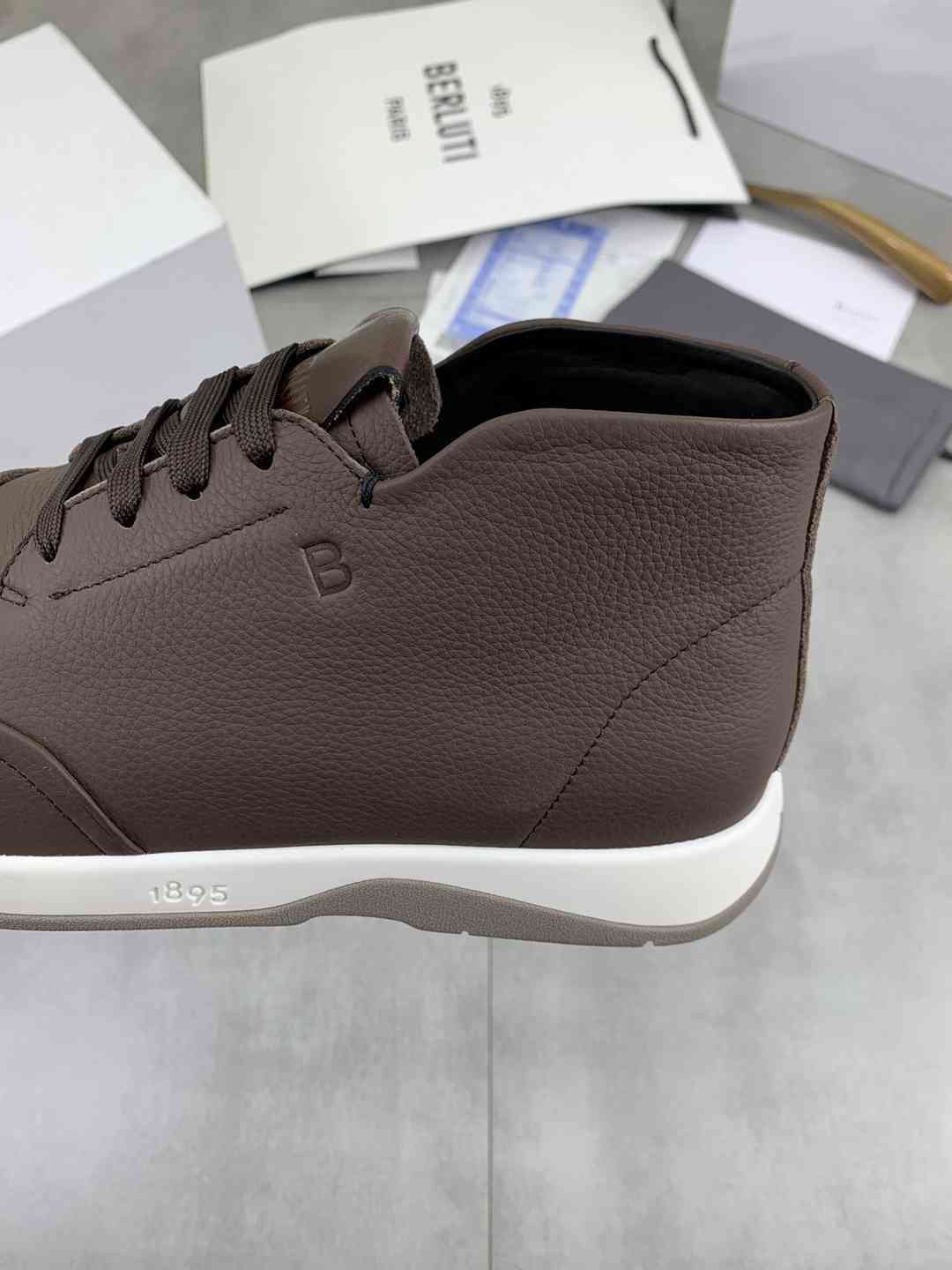Brunello Cucinelli Men’s Berluti TPU High-Top Sneakers Colorway 4 1081460-4