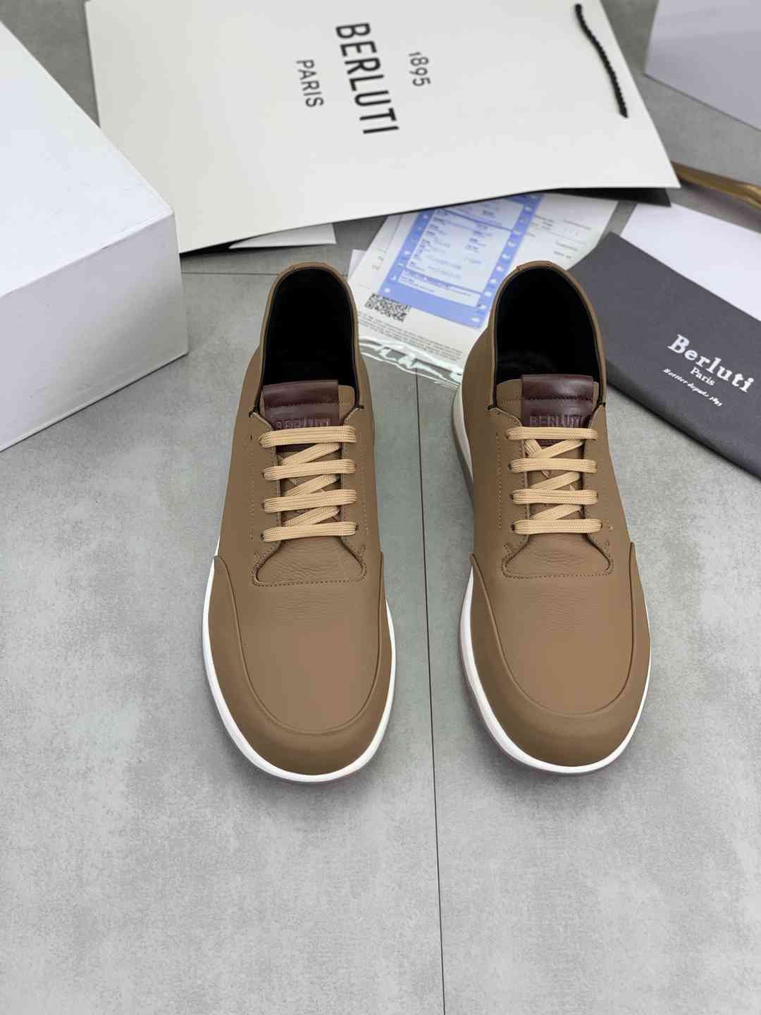 Brunello Cucinelli Men’s Berluti TPU High-Top Sneakers Colorway 1 1081460-1
