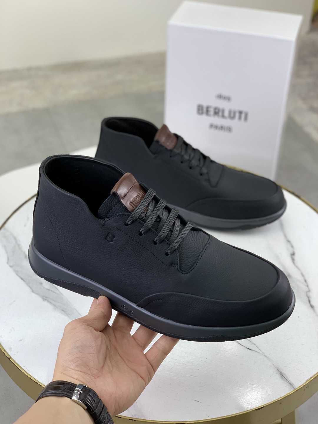 Brunello Cucinelli Men’s Berluti TPU High-Top Sneakers 1081460