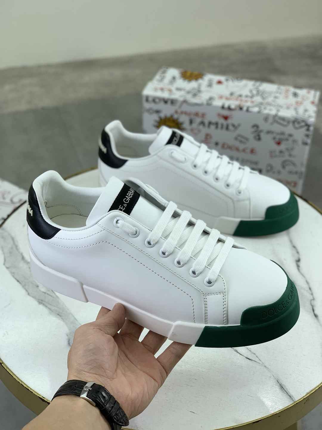 Dolce & Gabbana Men’s DG Driver Sneakers Colorway 12 1081430-12