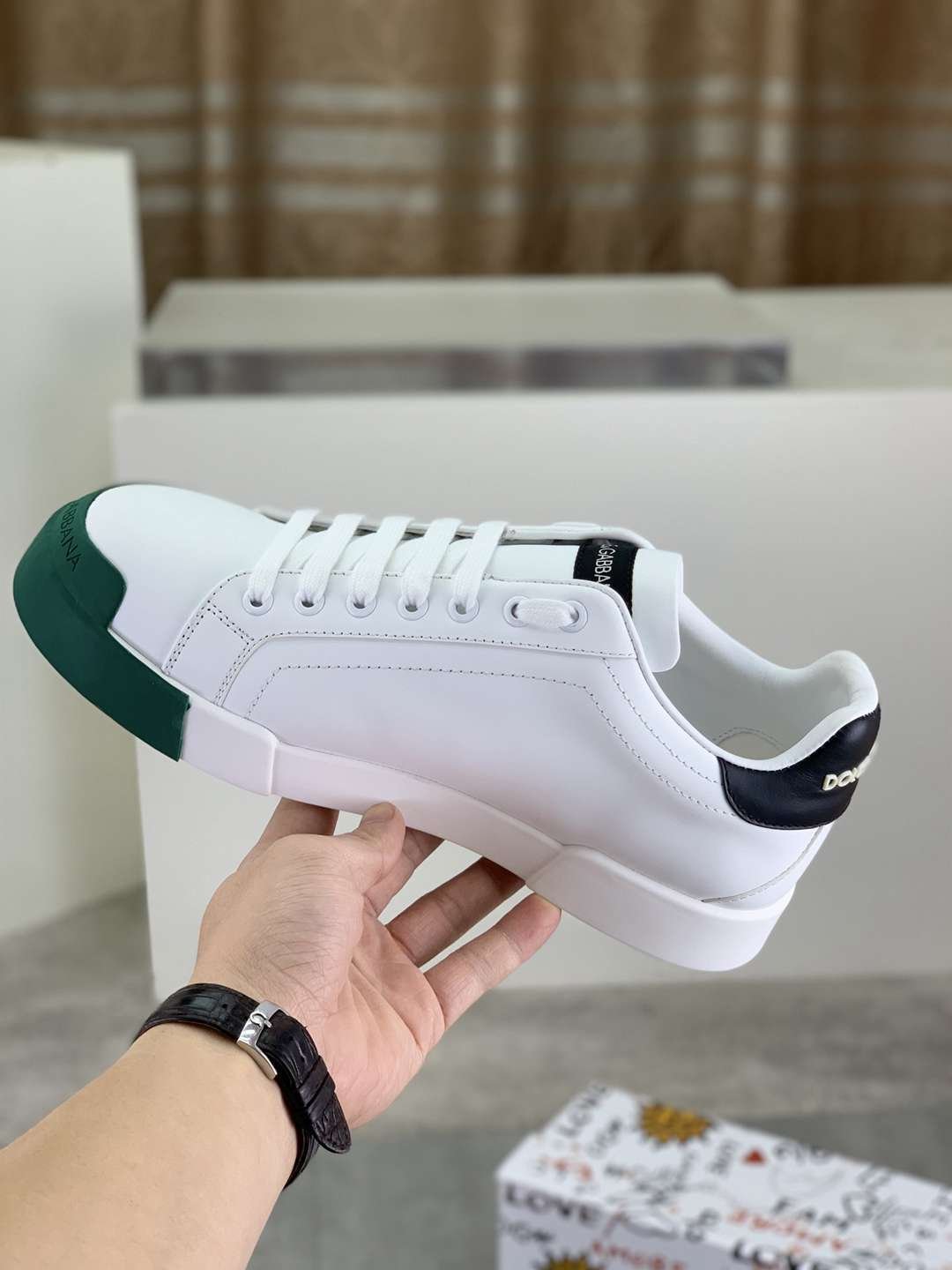 Dolce & Gabbana Men’s DG Driver Sneakers Colorway 12 1081430-12
