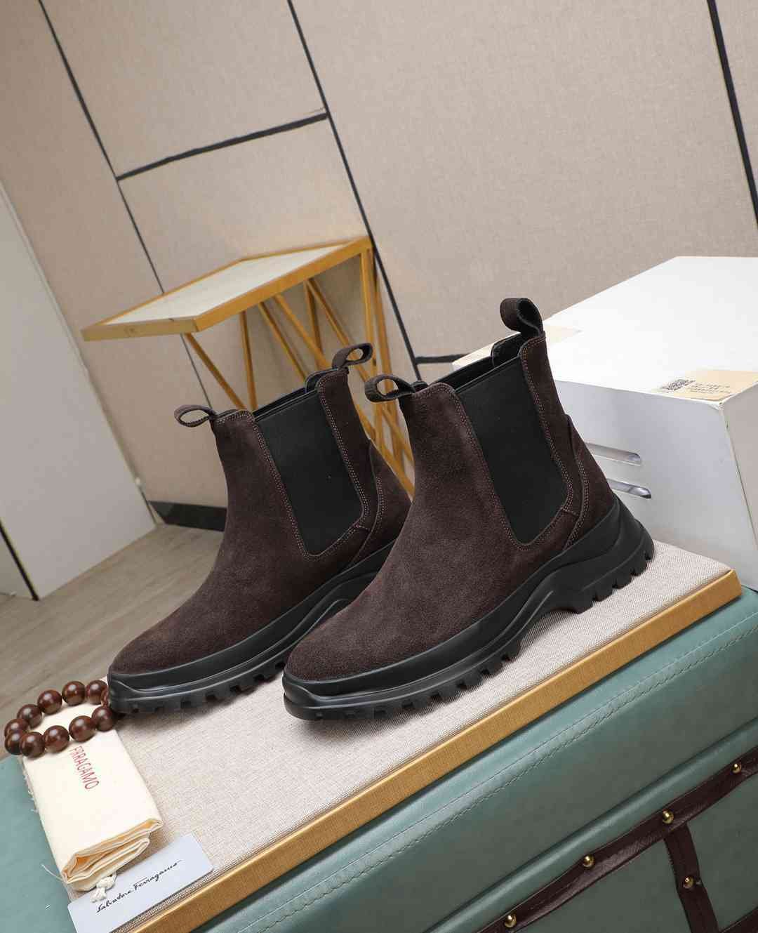 Ferragamo Men's Ferraga Boots Colorway 2 1190480-2