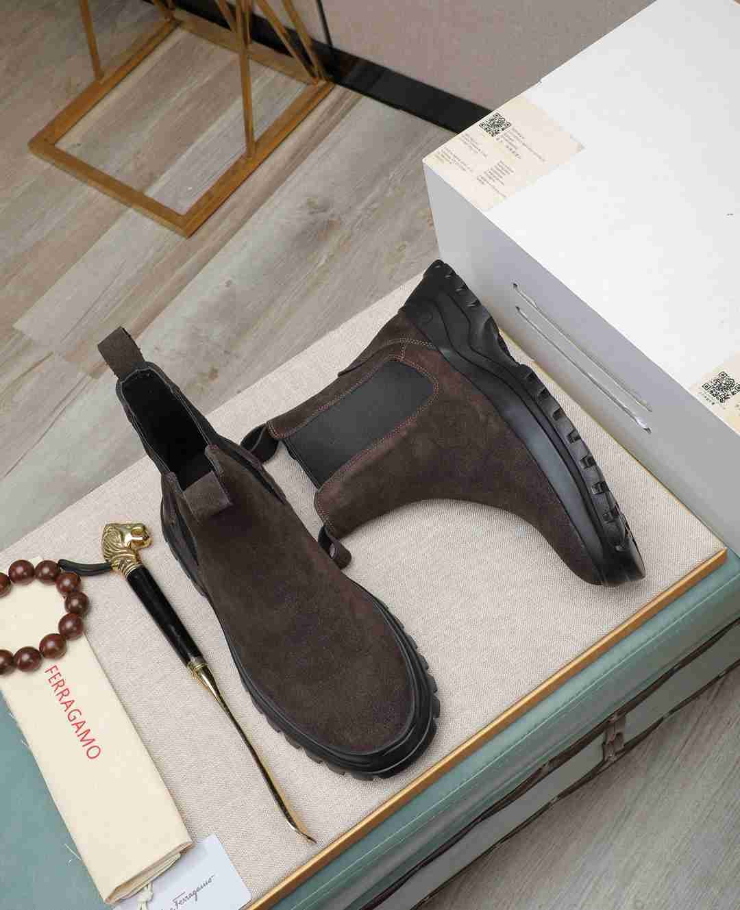 Ferragamo Men’s Ferraga Boots Colorway 2 1190480-2