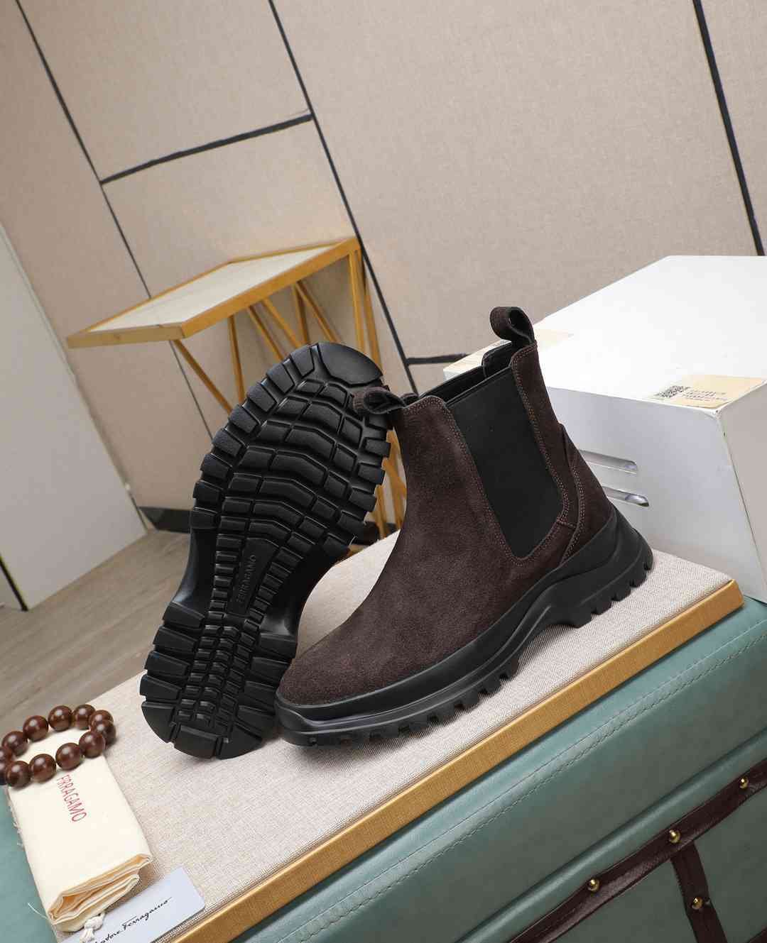 Ferragamo Men’s Ferraga Boots Colorway 2 1190480-2