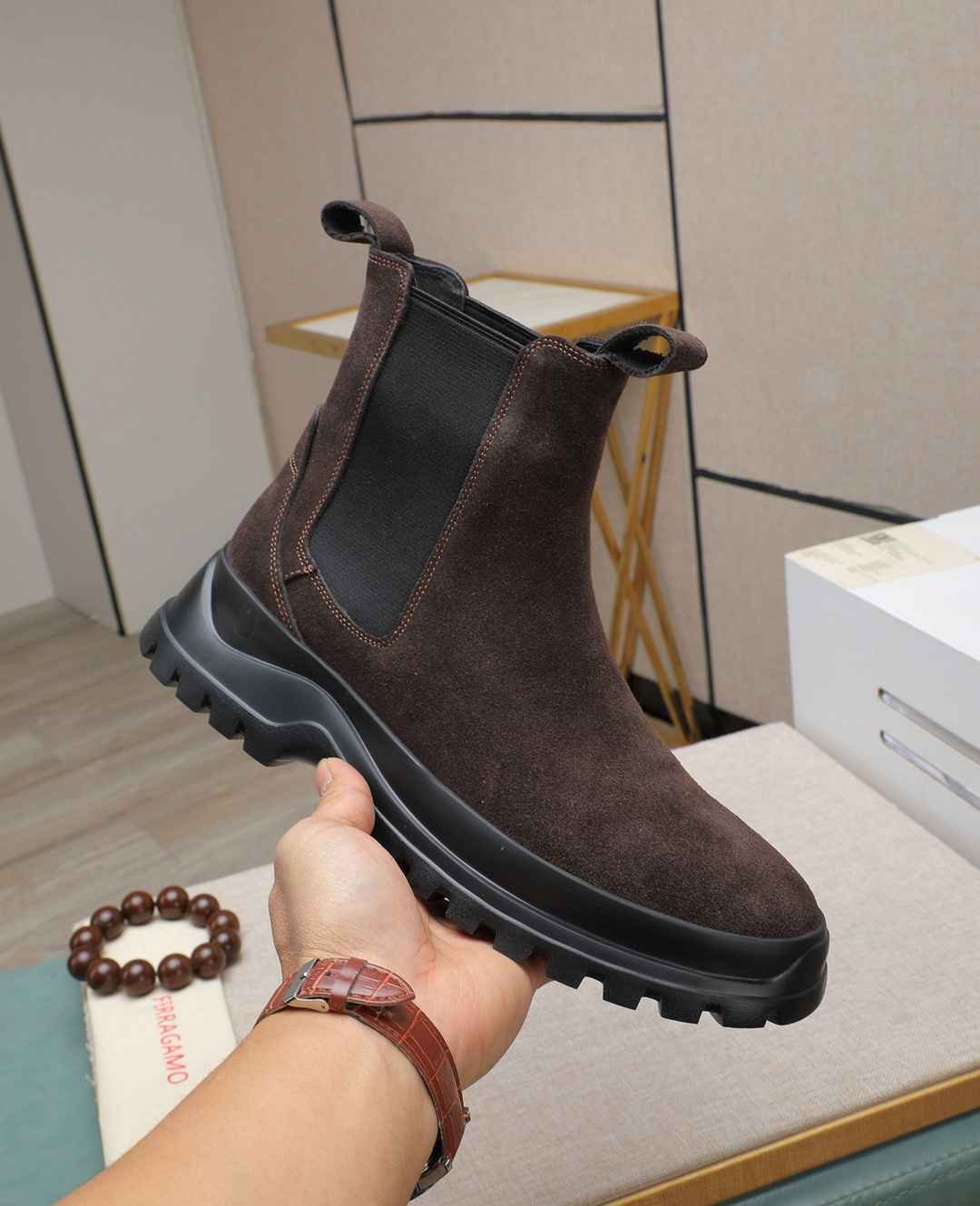 Ferragamo Men’s Ferraga Boots Colorway 2 1190480-2