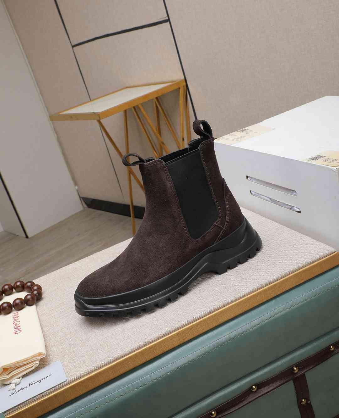 Ferragamo Men’s Ferraga Boots Colorway 2 1190480-2