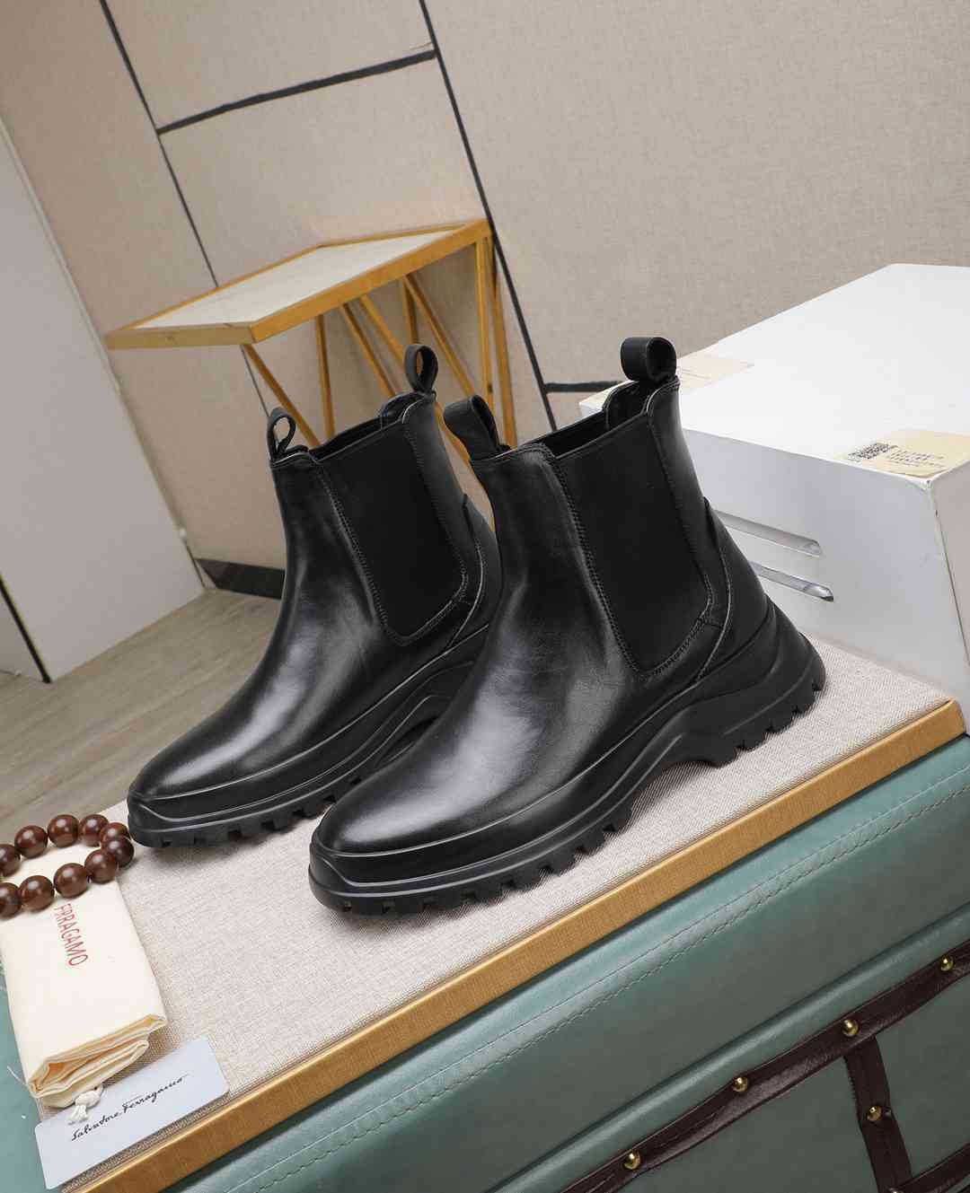 Ferragamo Men's Ferraga Boots Colorway 1 1190480-1