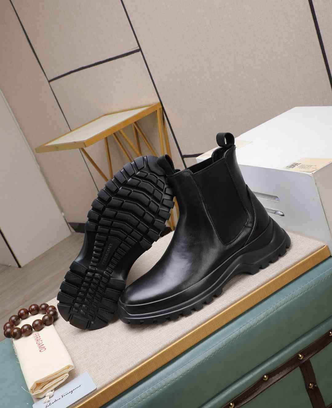 Ferragamo Men’s Ferraga Boots Colorway 1 1190480-1