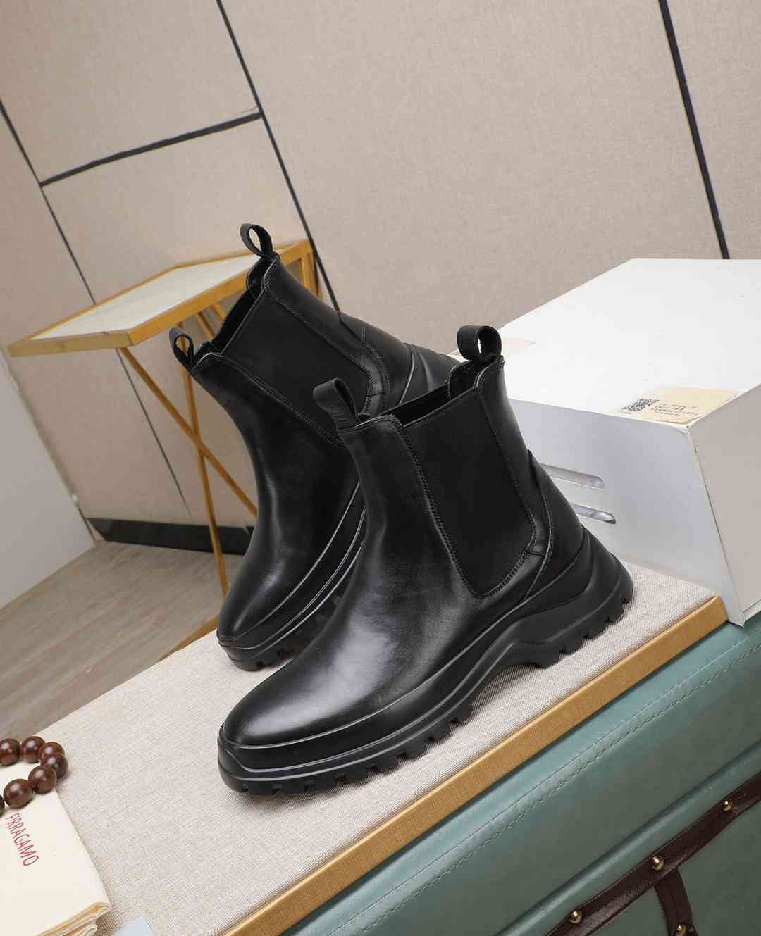 Ferragamo Men’s Ferraga Boots Colorway 1 1190480-1