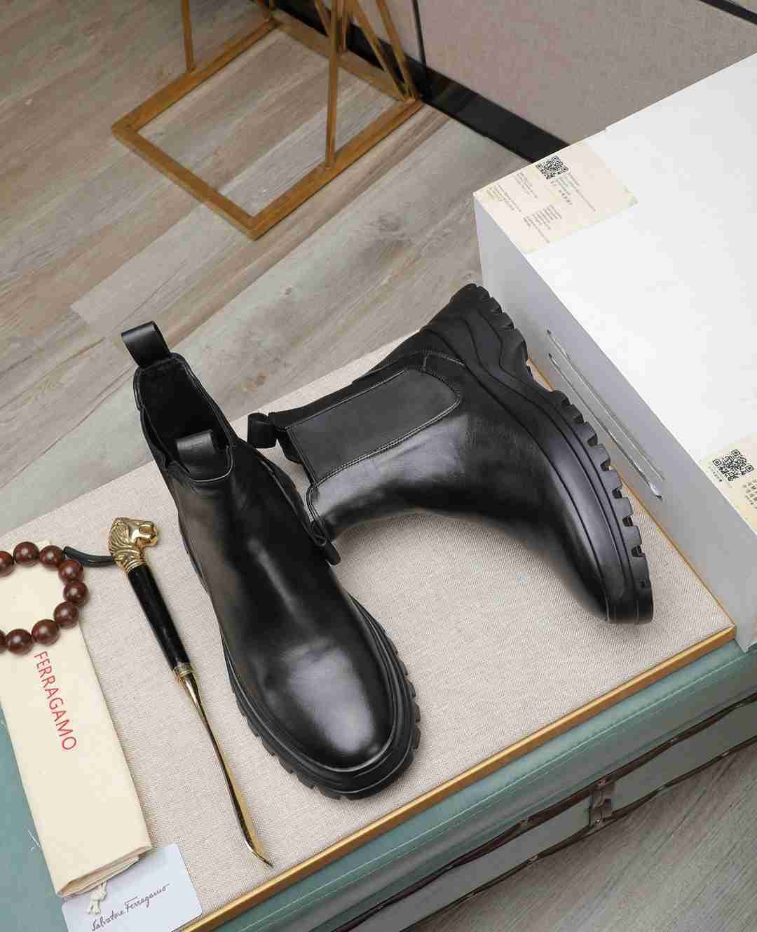 Ferragamo Men’s Ferraga Boots Colorway 1 1190480-1