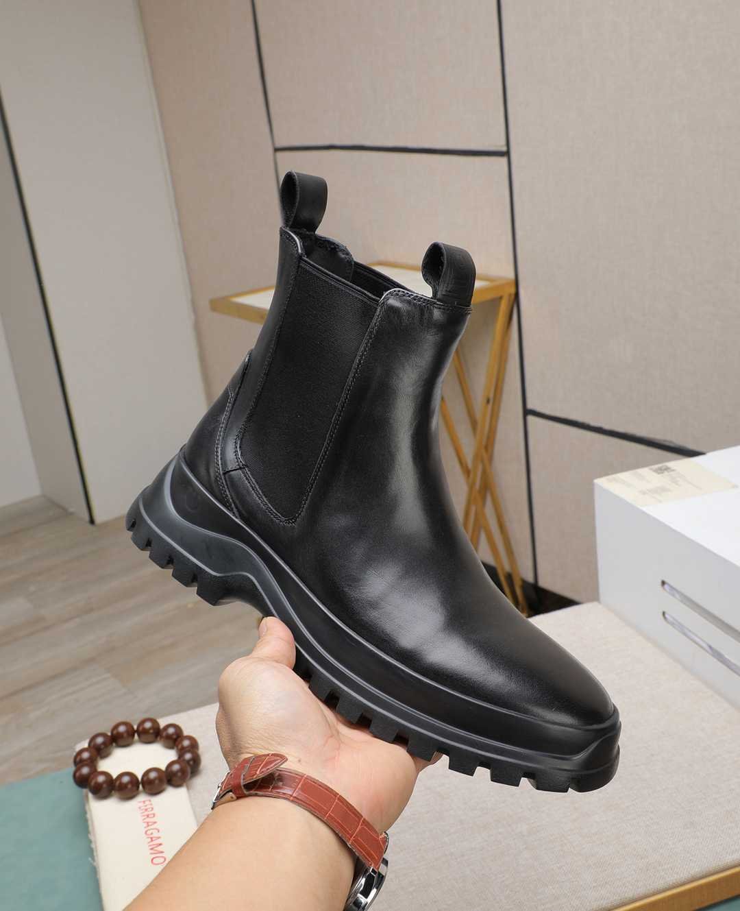 Ferragamo Men’s Ferraga Boots Colorway 1 1190480-1