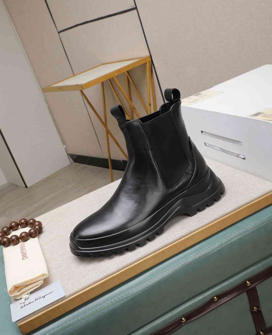 Ferragamo Men’s Ferraga Boots Colorway 1 1190480-1