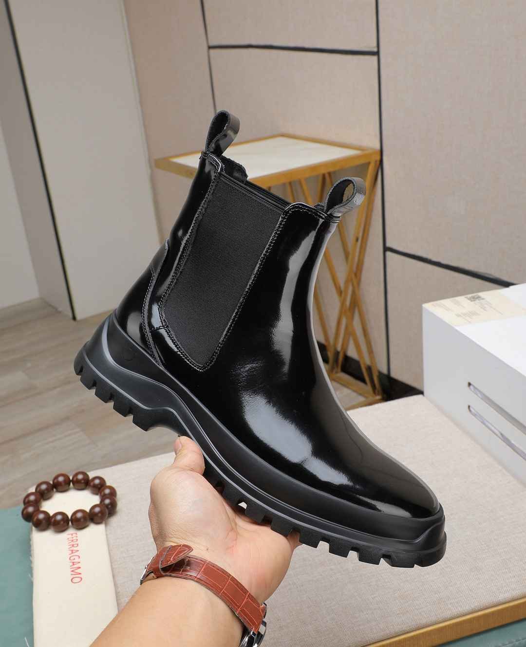 Ferragamo Men’s Ferraga Boots 1190480