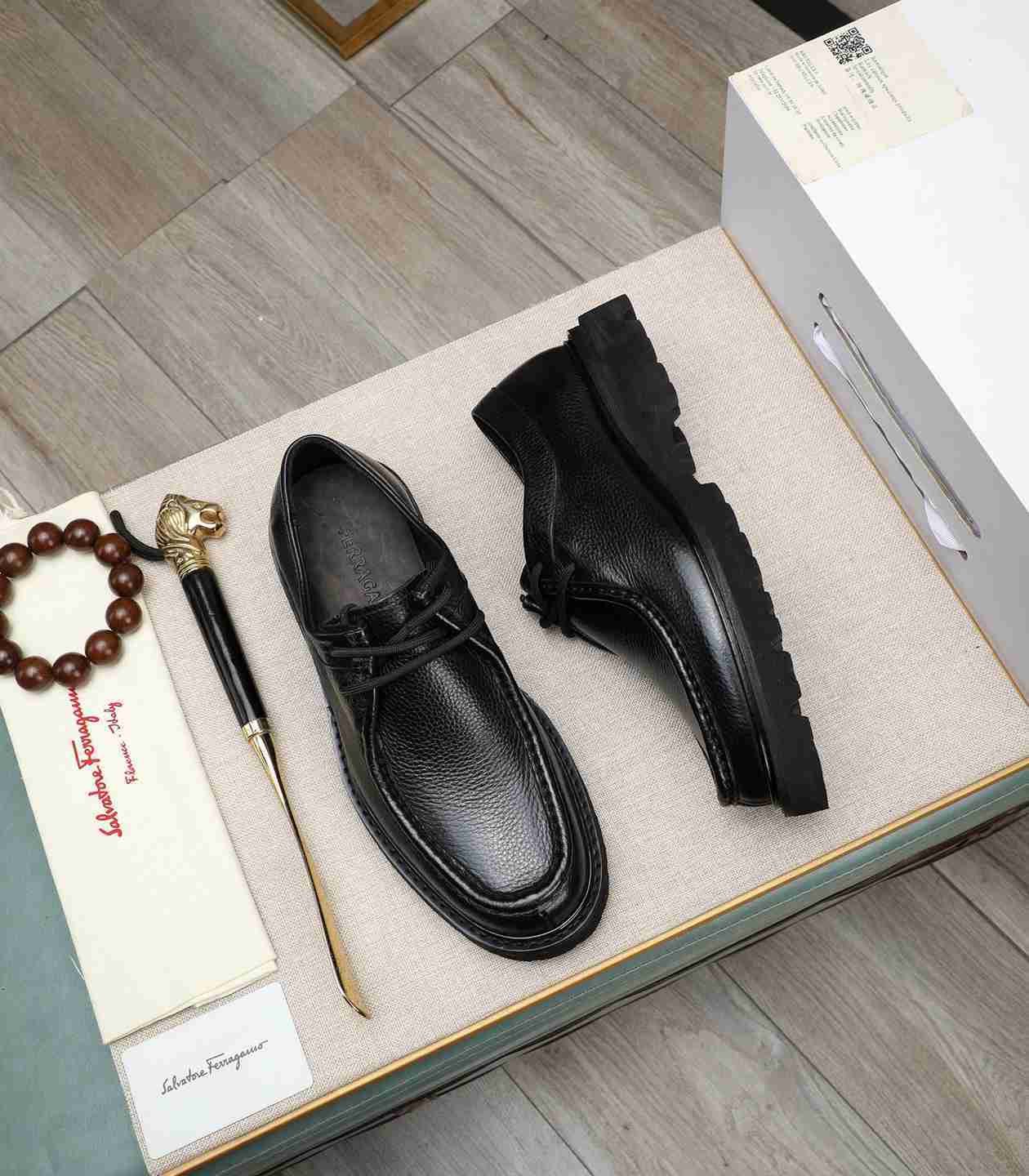 Ferragamo Men’s Ferraga Dress Shoes Colorway 5 1190440-5