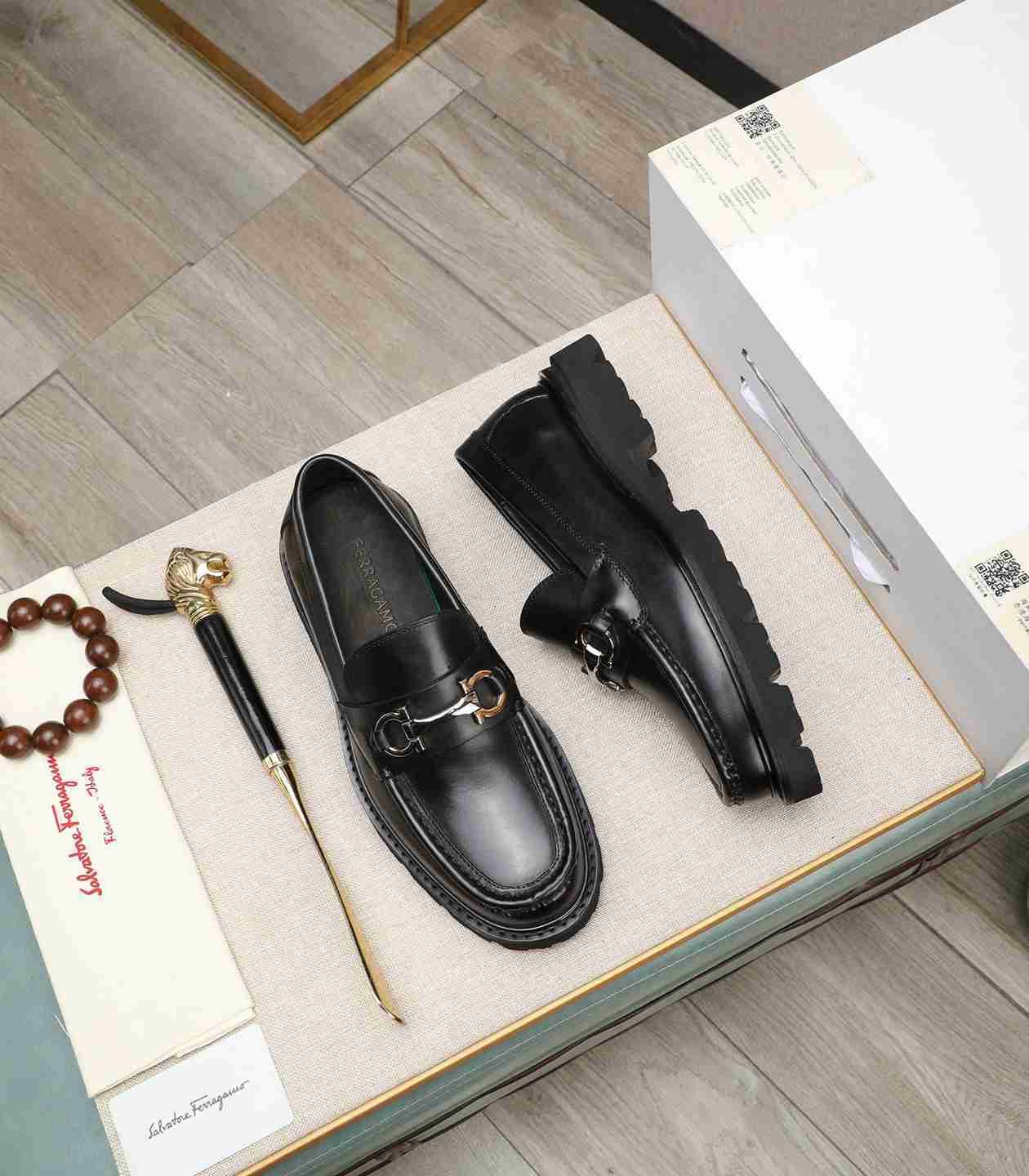 Ferragamo Men’s Ferraga Dress Shoes Colorway 3 1190440-3