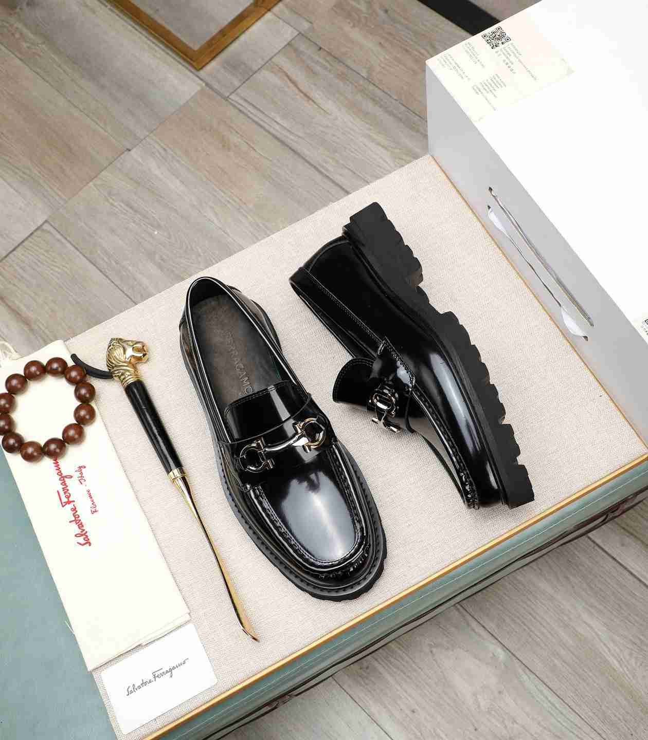 Ferragamo Men’s Ferraga Dress Shoes Colorway 2 1190440-2