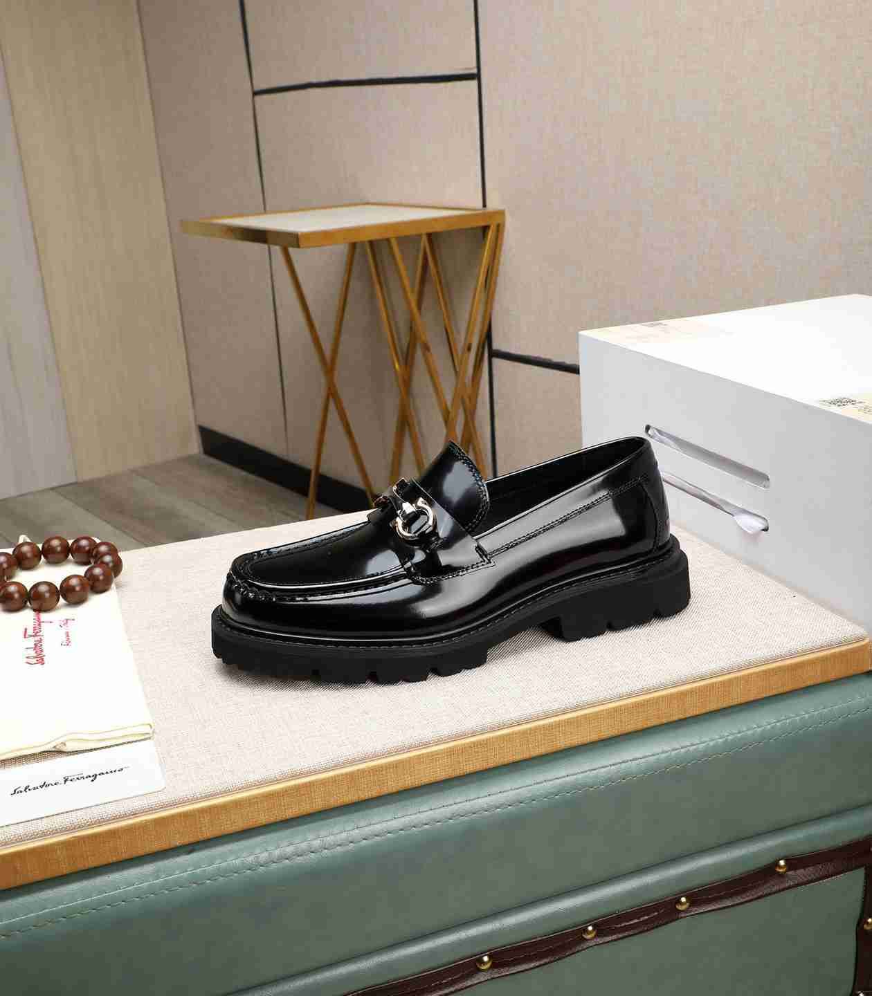 Ferragamo Men’s Ferraga Dress Shoes Colorway 2 1190440-2
