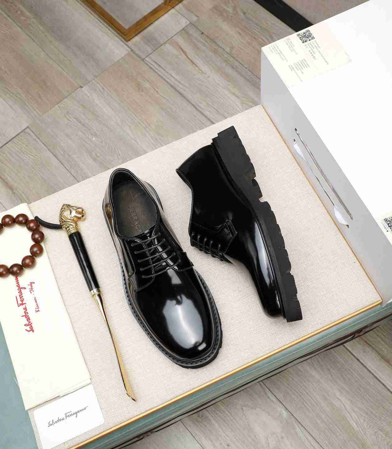 Ferragamo Men’s Ferraga Dress Shoes Colorway 1 1190440-1