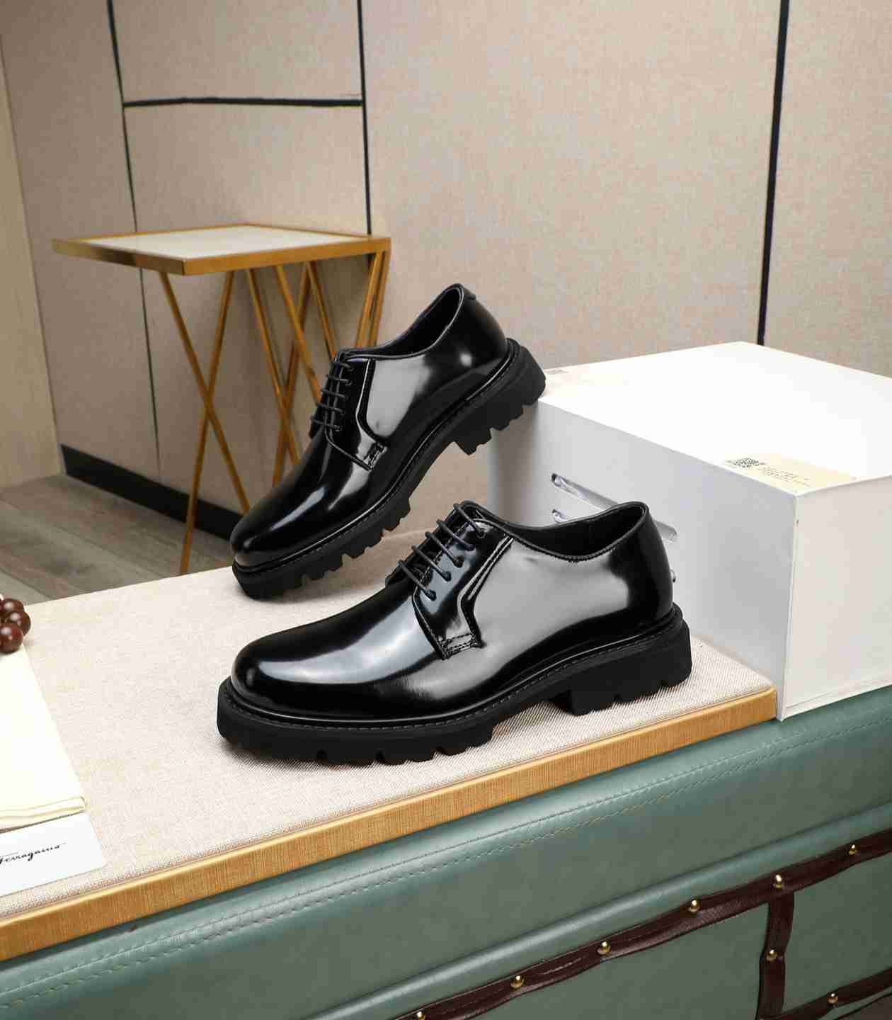 Ferragamo Men’s Ferraga Dress Shoes Colorway 1 1190440-1