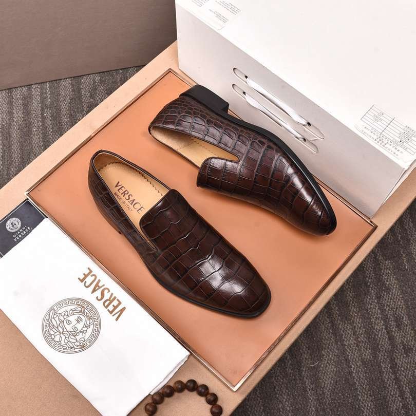 Versace Men’s Leather Dress Shoes Colorway 3 1190280-3
