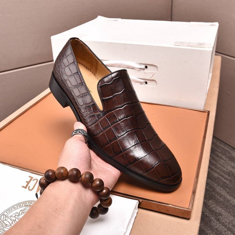 Versace Men’s Leather Dress Shoes Colorway 3 1190280-3
