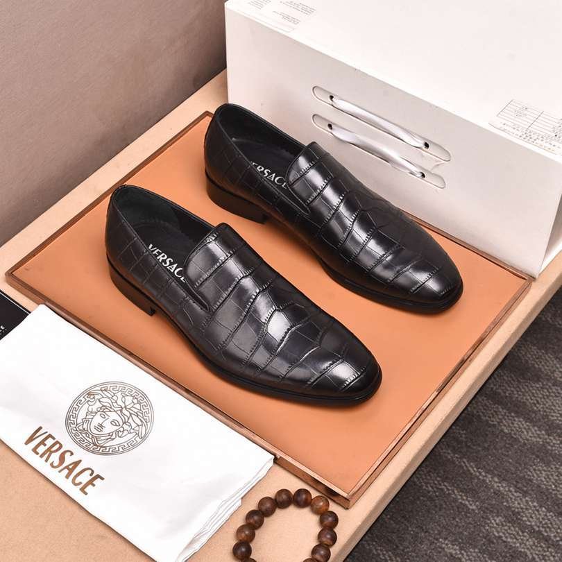 Versace Men's Leather Dress Shoes Colorway 2 1190280-2