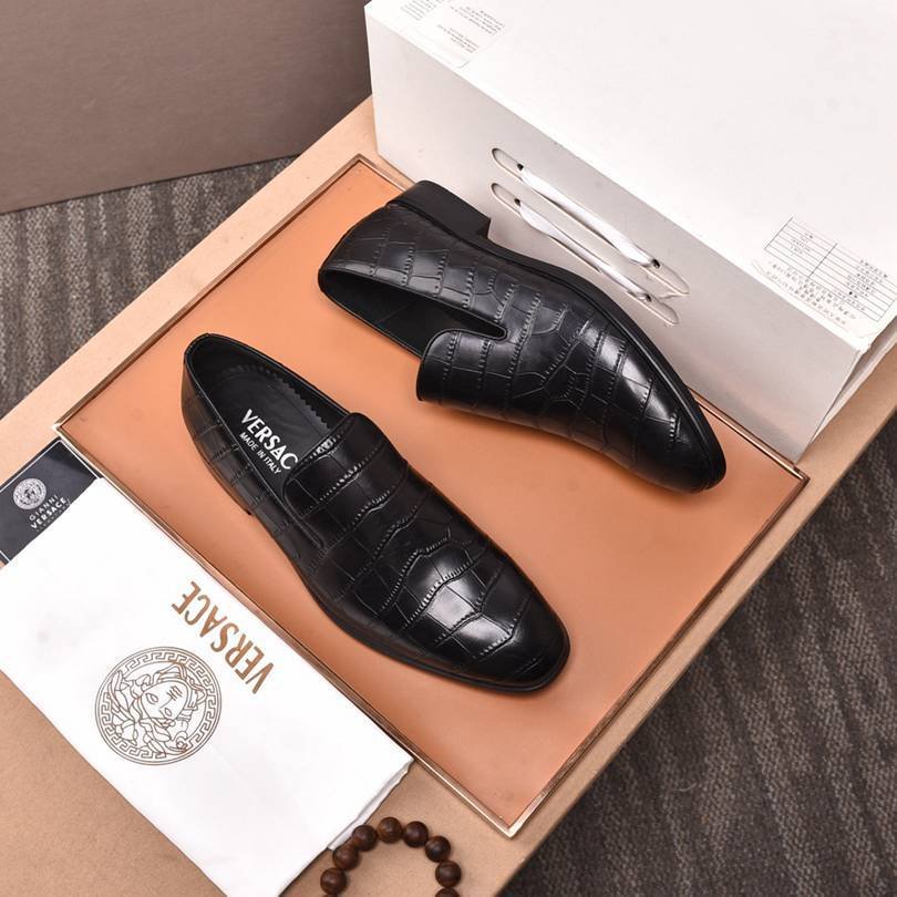 Versace Men’s Leather Dress Shoes Colorway 2 1190280-2