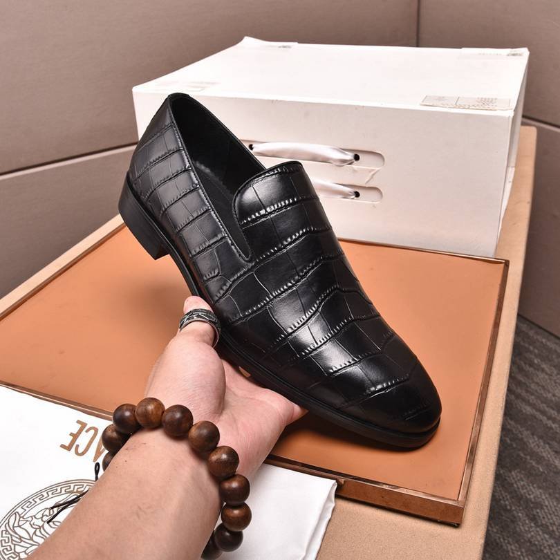 Versace Men’s Leather Dress Shoes Colorway 2 1190280-2