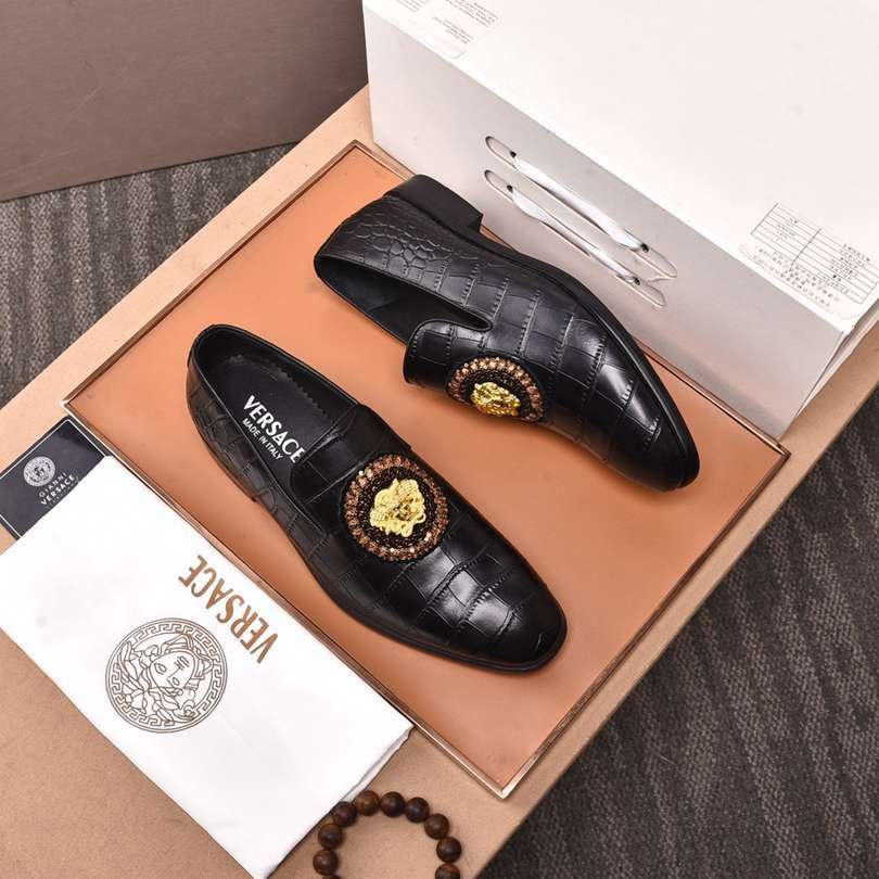 Versace Men’s Leather Dress Shoes 1190280