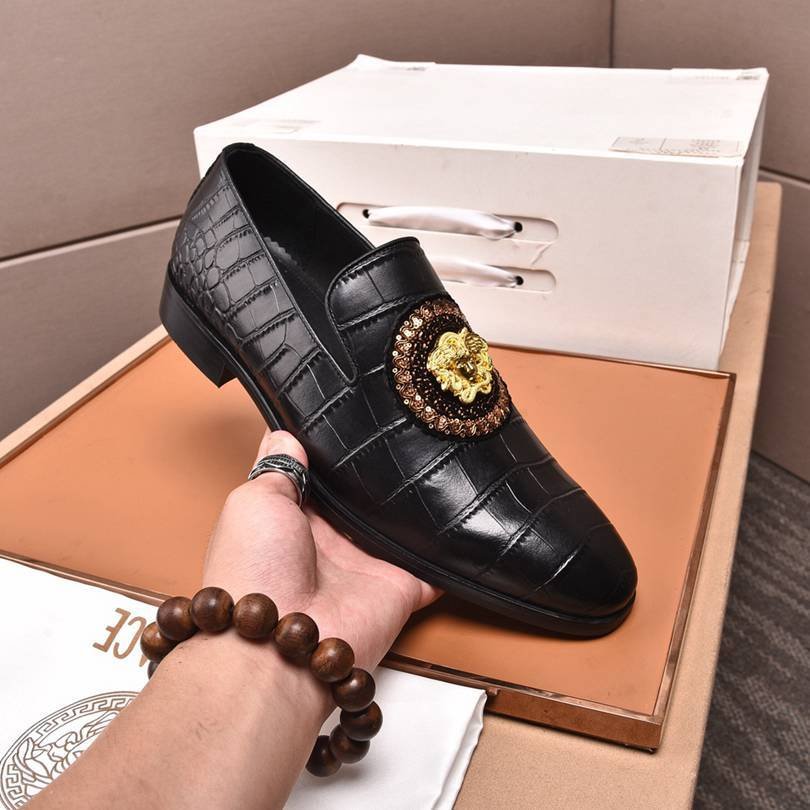 Versace Men’s Leather Dress Shoes 1190280