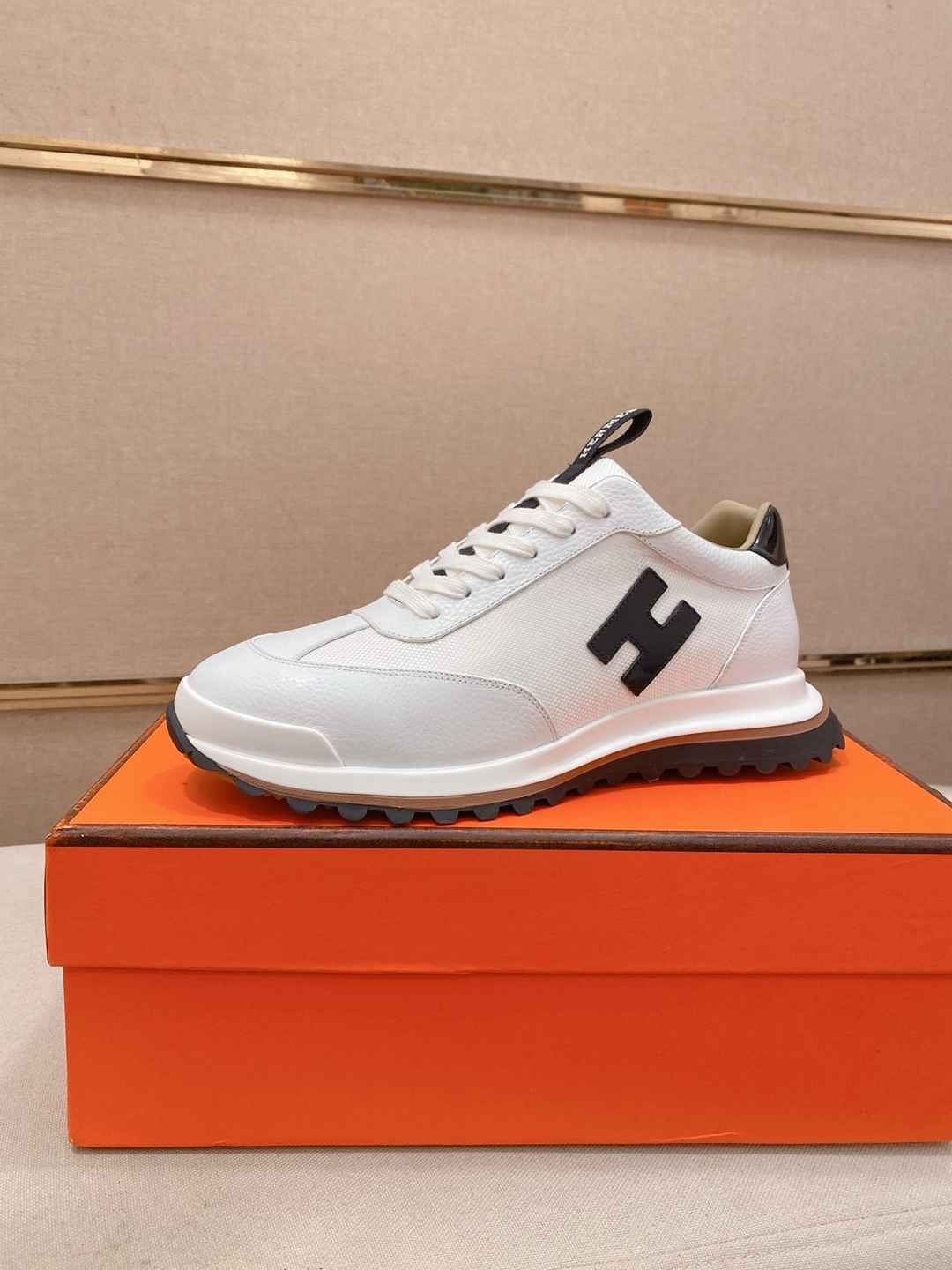 Hermes Leader cm Sneakers White Colorway 8 1728340-8