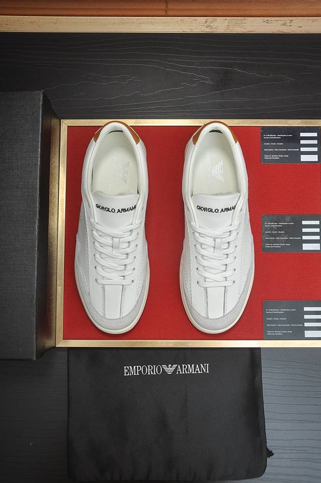 Armani Leather Casual Sneakers Colorway 4 1133250-4