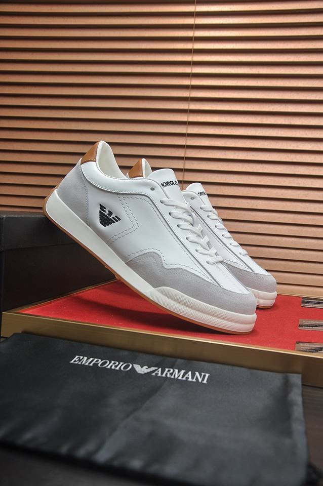 Armani Leather Casual Sneakers Colorway 4 1133250-4