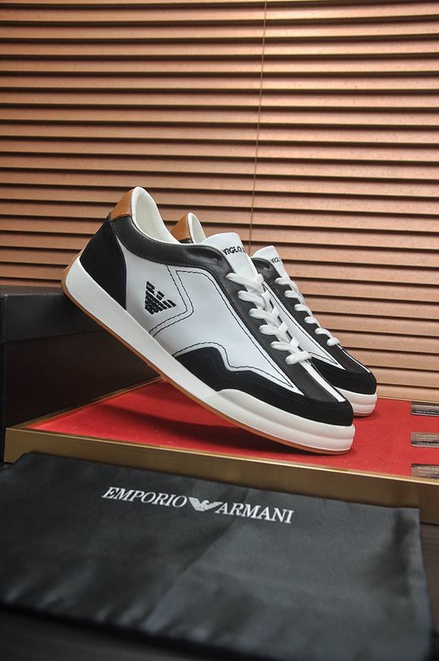 Armani Leather Casual Sneakers Colorway 3 1133250-3