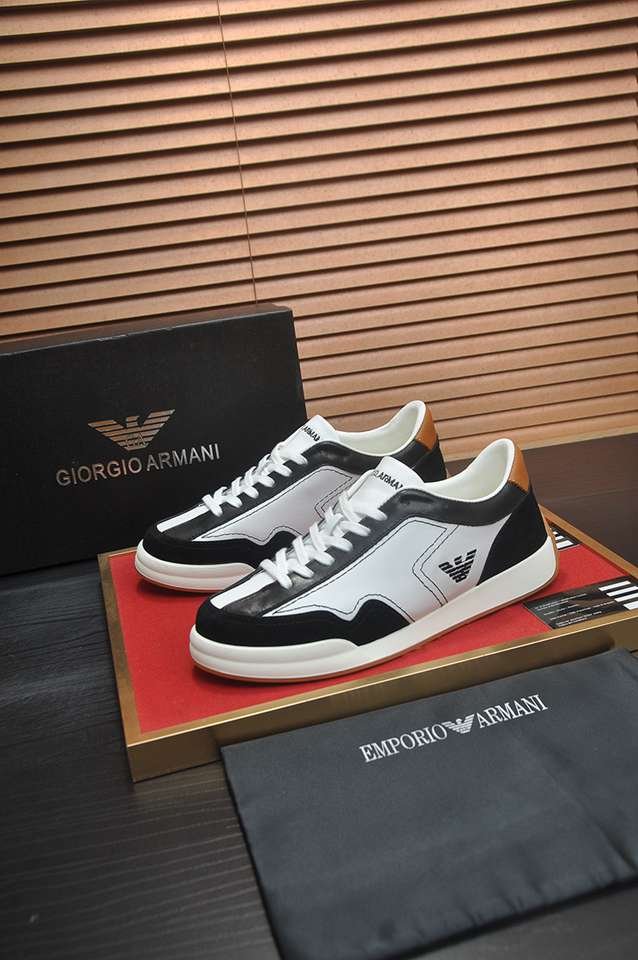 Armani Leather Casual Sneakers Colorway 3 1133250-3