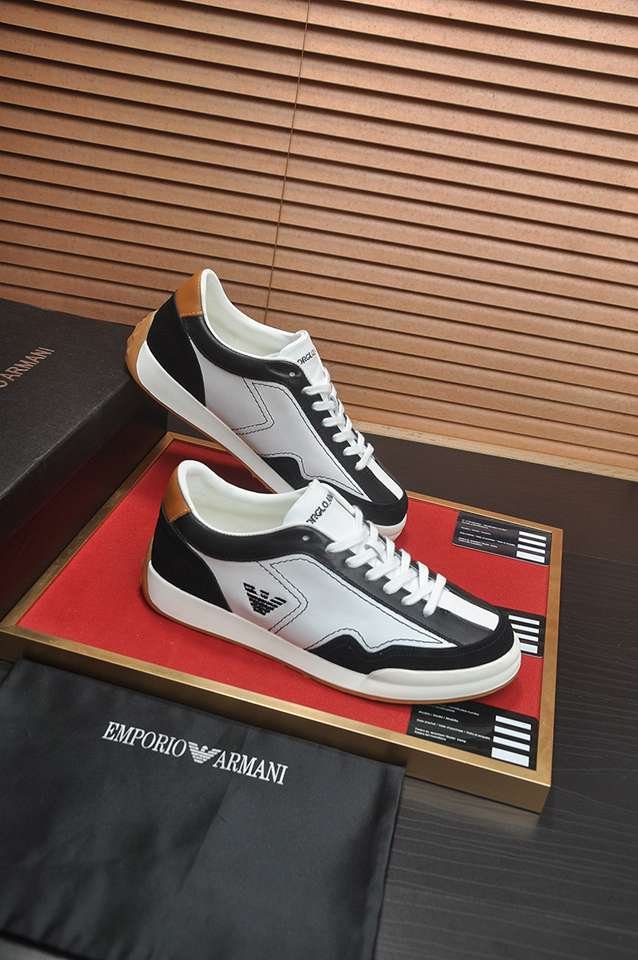 Armani Leather Casual Sneakers Colorway 3 1133250-3